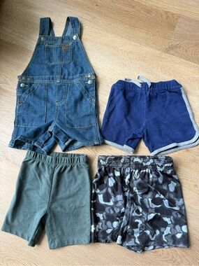 Toddler Boy Shorts & Overalls set 18-24M| Under Armour, Lee, Carter’s, Petit Lem